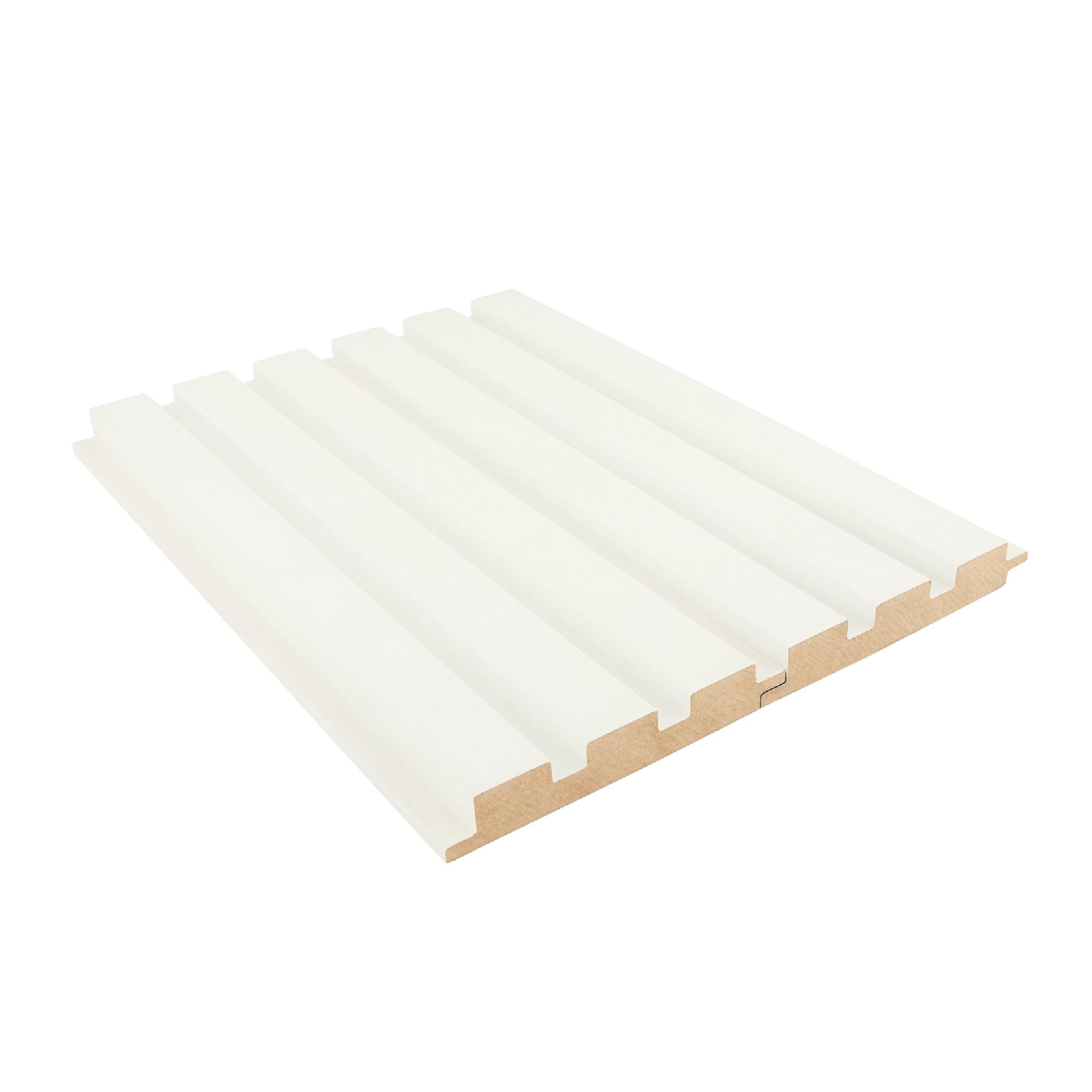 MDF 18 mm Louvers/Panels | 9 Ft x 4.7 inch | 153 White| Image 3